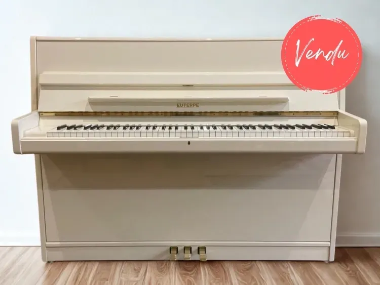 EUTERPE 114 Ivoire Piano droit occasion allemand